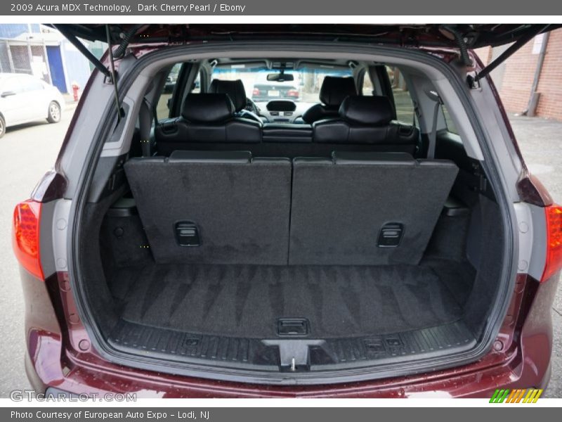 Dark Cherry Pearl / Ebony 2009 Acura MDX Technology