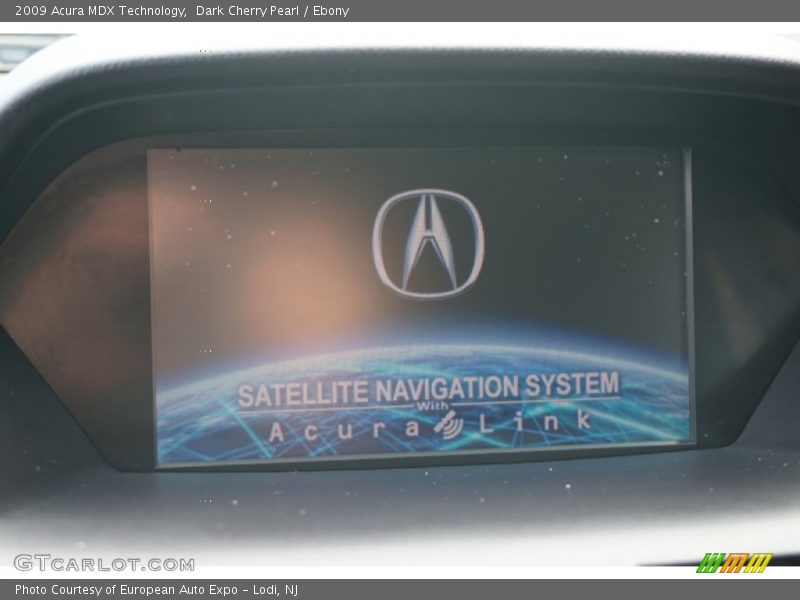 Dark Cherry Pearl / Ebony 2009 Acura MDX Technology