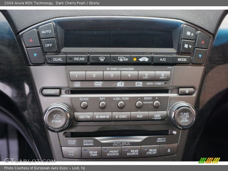 Dark Cherry Pearl / Ebony 2009 Acura MDX Technology