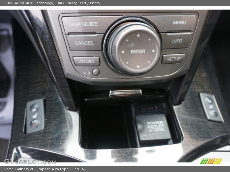 Dark Cherry Pearl / Ebony 2009 Acura MDX Technology