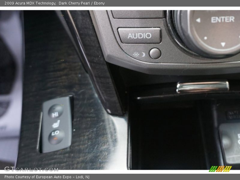 Dark Cherry Pearl / Ebony 2009 Acura MDX Technology
