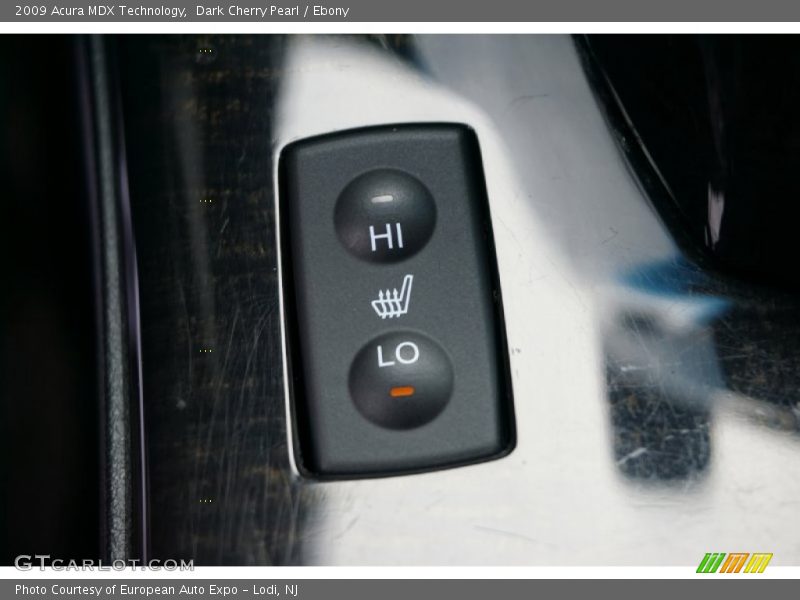 Dark Cherry Pearl / Ebony 2009 Acura MDX Technology