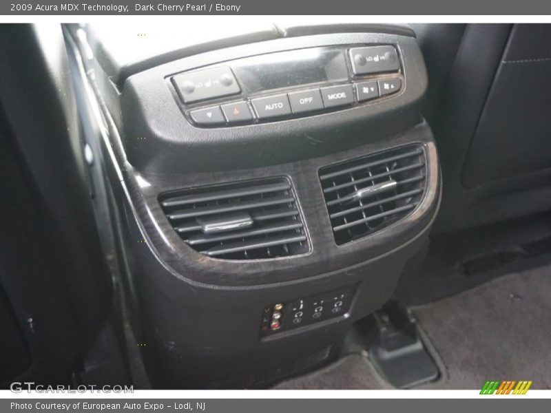 Dark Cherry Pearl / Ebony 2009 Acura MDX Technology
