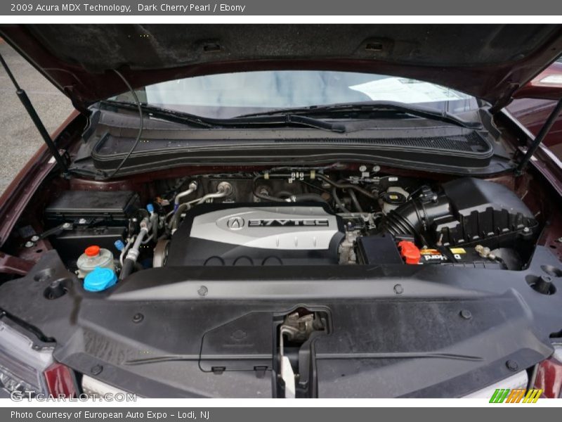 Dark Cherry Pearl / Ebony 2009 Acura MDX Technology