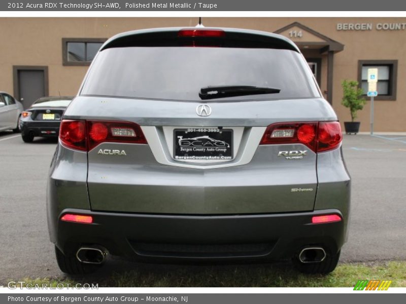Polished Metal Metallic / Taupe 2012 Acura RDX Technology SH-AWD