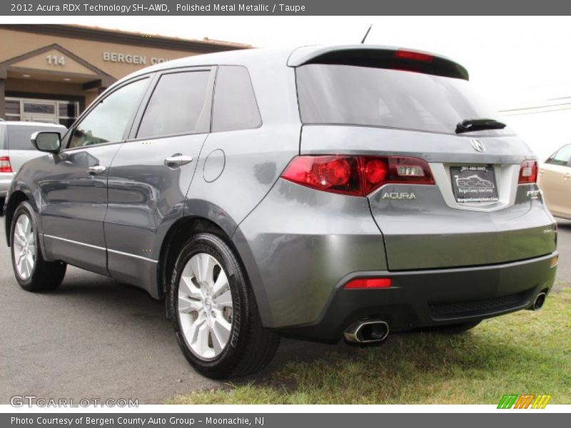 Polished Metal Metallic / Taupe 2012 Acura RDX Technology SH-AWD