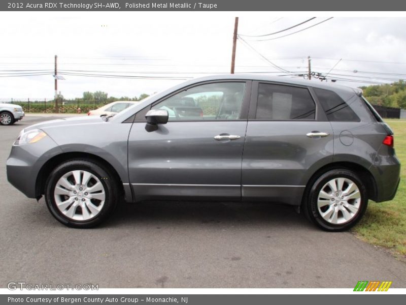 Polished Metal Metallic / Taupe 2012 Acura RDX Technology SH-AWD