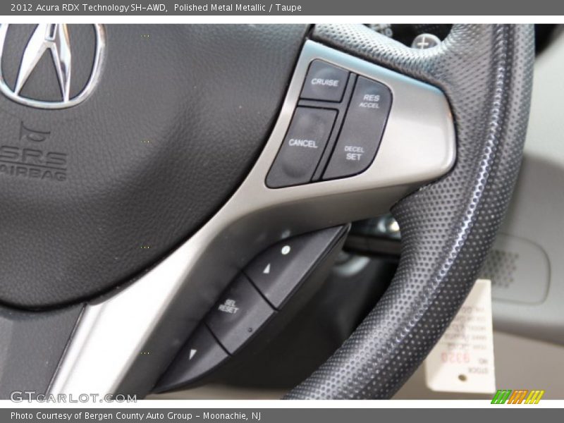 Polished Metal Metallic / Taupe 2012 Acura RDX Technology SH-AWD