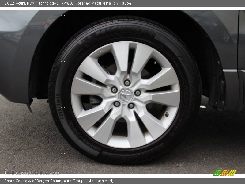 Polished Metal Metallic / Taupe 2012 Acura RDX Technology SH-AWD