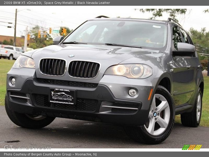 Space Grey Metallic / Black Nevada Leather 2009 BMW X5 xDrive30i