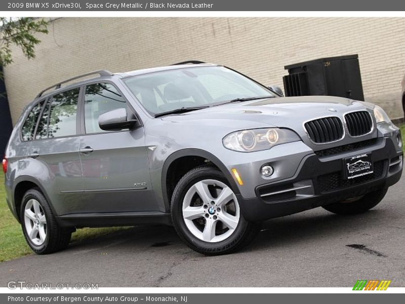 Space Grey Metallic / Black Nevada Leather 2009 BMW X5 xDrive30i