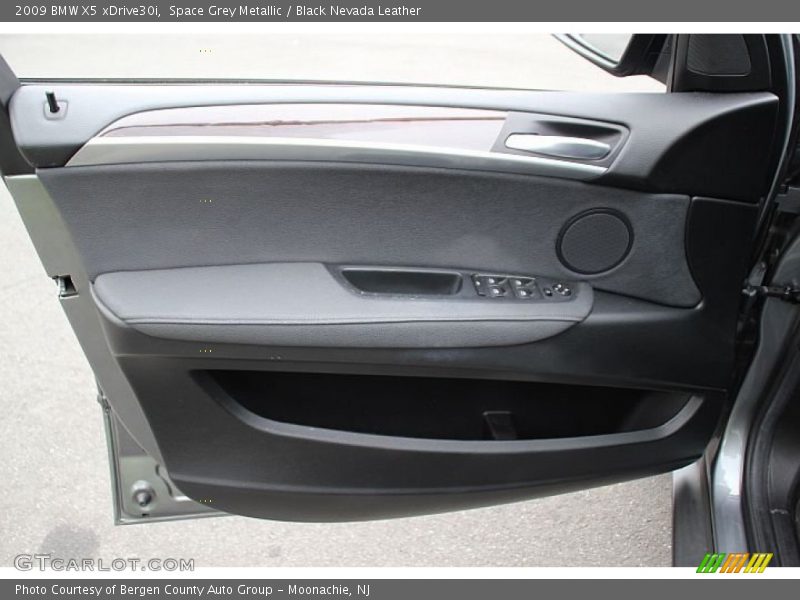 Space Grey Metallic / Black Nevada Leather 2009 BMW X5 xDrive30i
