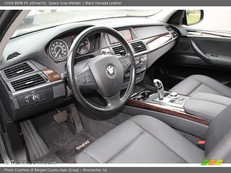 Space Grey Metallic / Black Nevada Leather 2009 BMW X5 xDrive30i