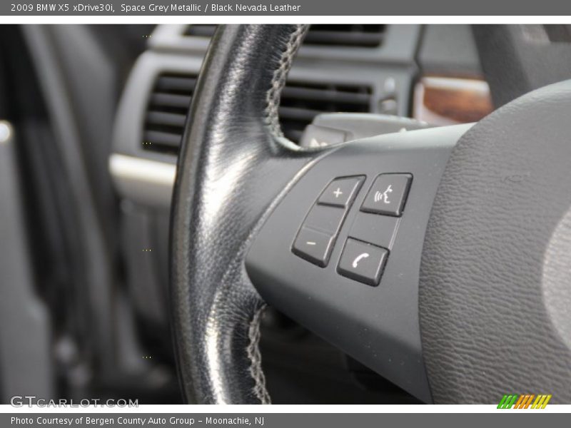 Space Grey Metallic / Black Nevada Leather 2009 BMW X5 xDrive30i