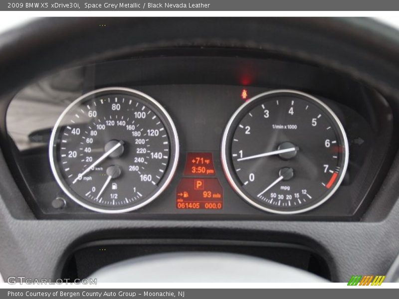 Space Grey Metallic / Black Nevada Leather 2009 BMW X5 xDrive30i