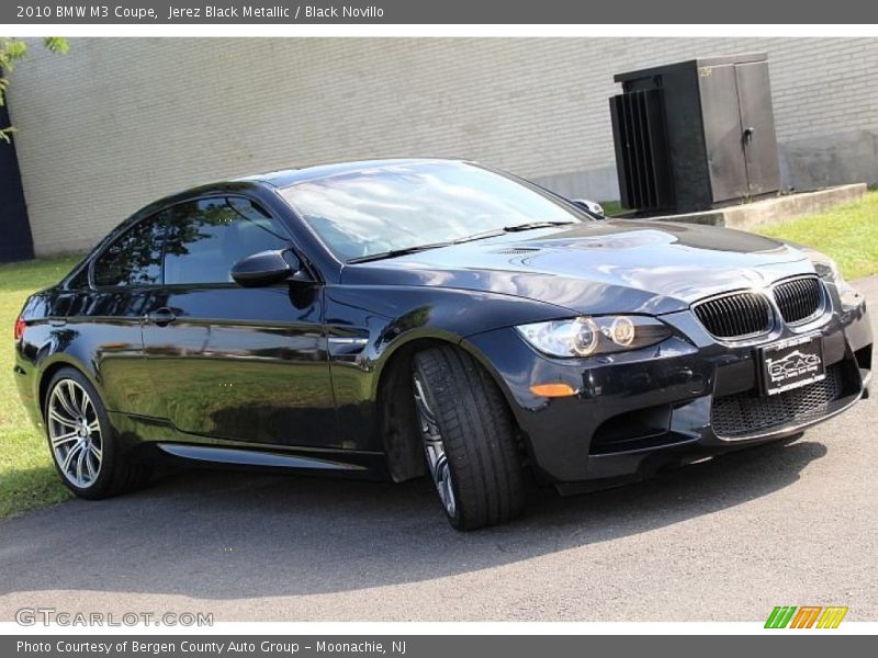 Jerez Black Metallic / Black Novillo 2010 BMW M3 Coupe