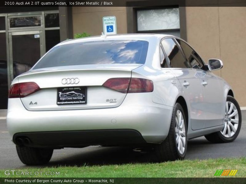 Ice Silver Metallic / Black 2010 Audi A4 2.0T quattro Sedan