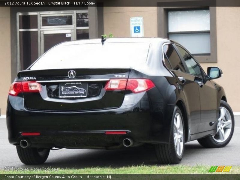 Crystal Black Pearl / Ebony 2012 Acura TSX Sedan