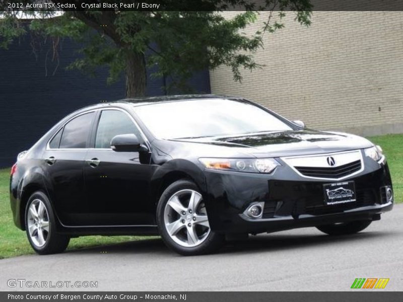 Crystal Black Pearl / Ebony 2012 Acura TSX Sedan