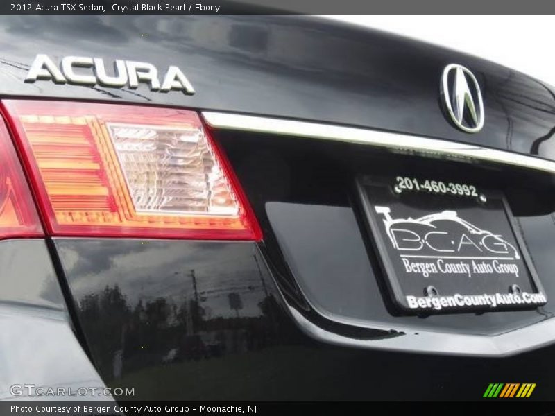 Crystal Black Pearl / Ebony 2012 Acura TSX Sedan