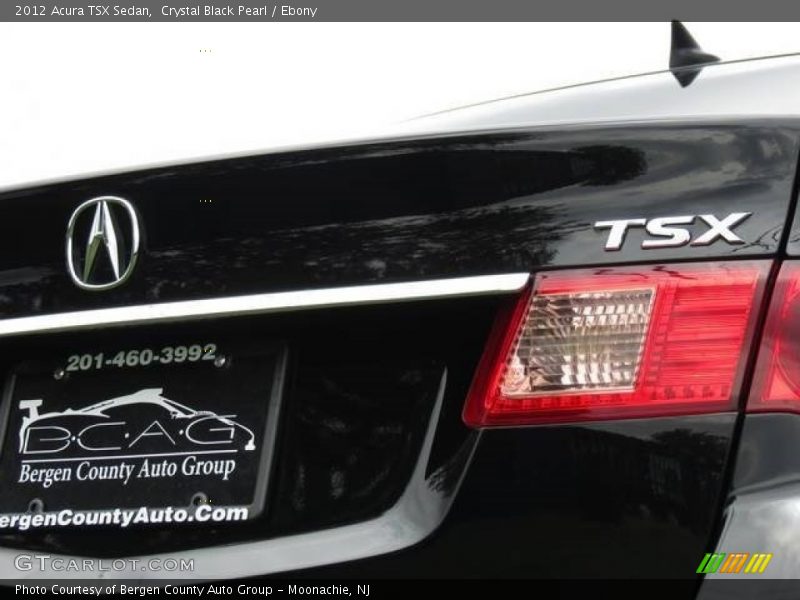 Crystal Black Pearl / Ebony 2012 Acura TSX Sedan