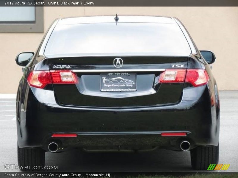 Crystal Black Pearl / Ebony 2012 Acura TSX Sedan