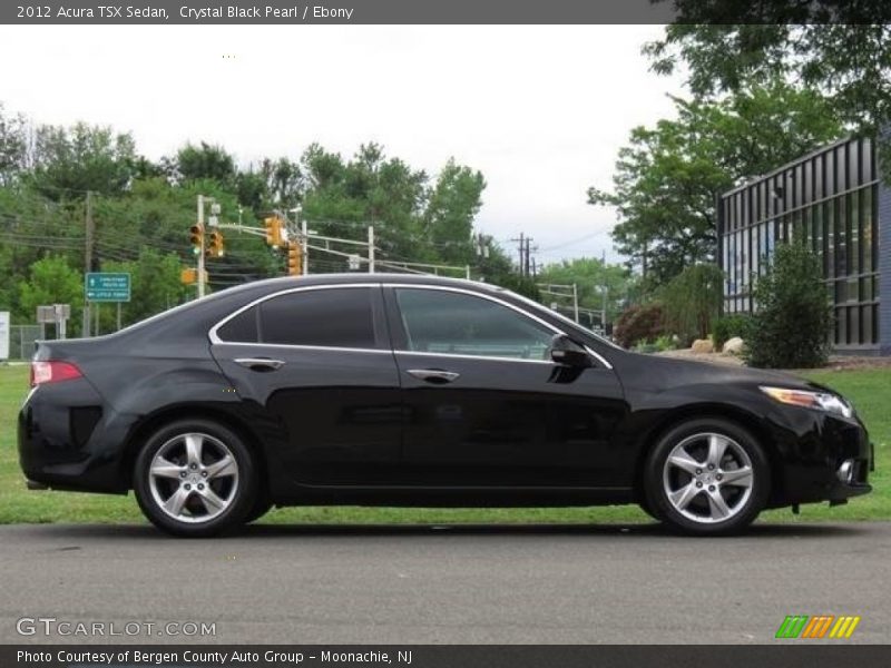 Crystal Black Pearl / Ebony 2012 Acura TSX Sedan