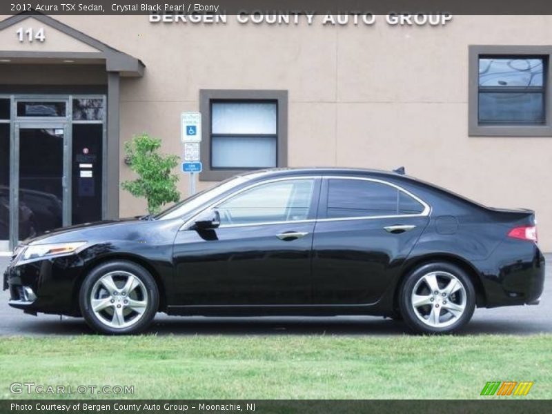 Crystal Black Pearl / Ebony 2012 Acura TSX Sedan