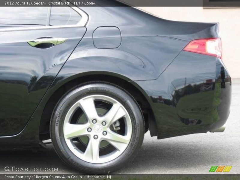 Crystal Black Pearl / Ebony 2012 Acura TSX Sedan