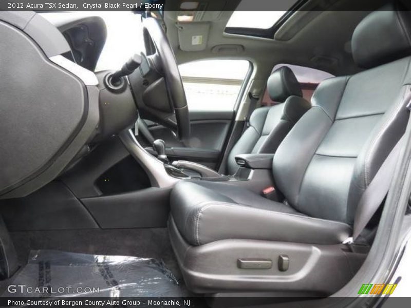 Crystal Black Pearl / Ebony 2012 Acura TSX Sedan