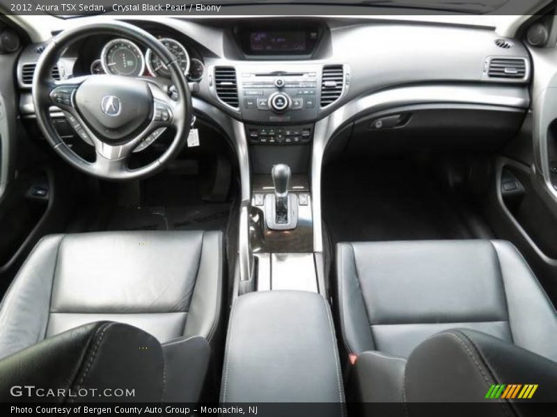 Crystal Black Pearl / Ebony 2012 Acura TSX Sedan