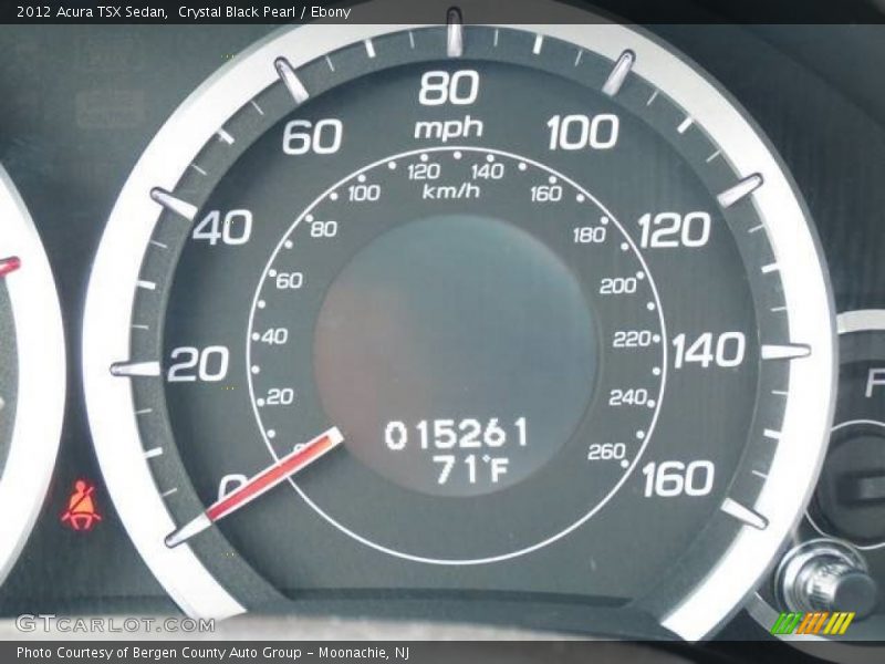 Crystal Black Pearl / Ebony 2012 Acura TSX Sedan