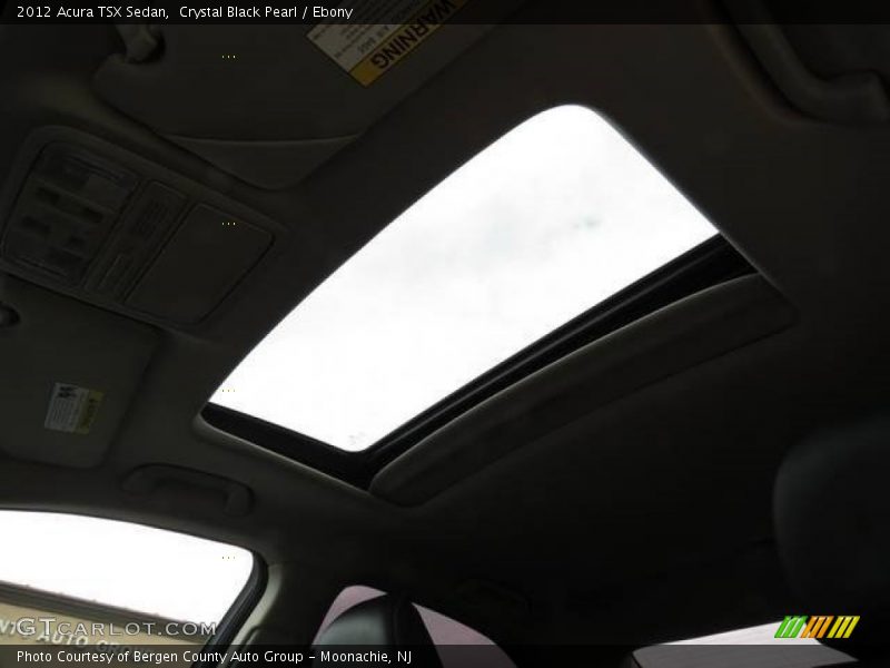 Crystal Black Pearl / Ebony 2012 Acura TSX Sedan