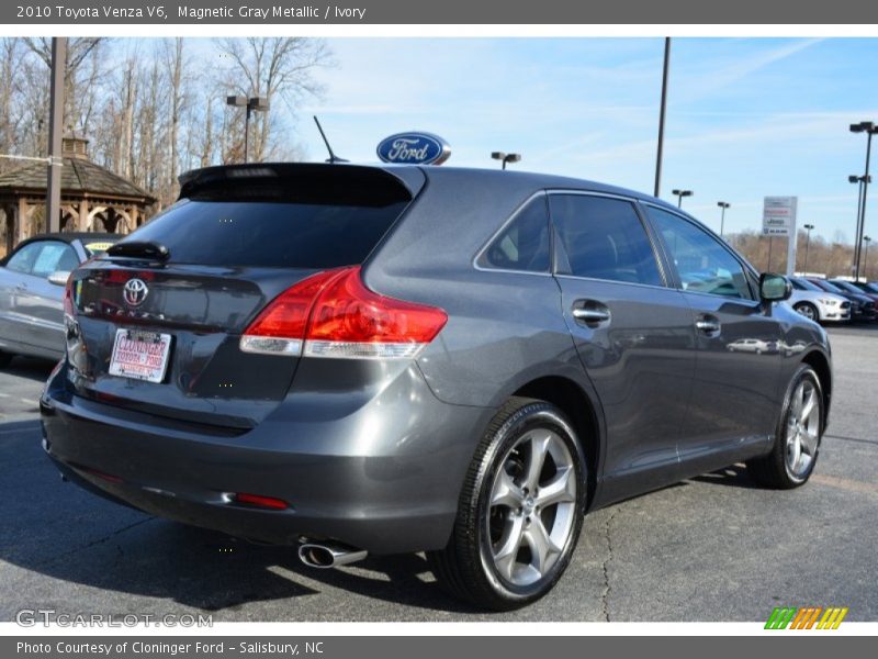 Magnetic Gray Metallic / Ivory 2010 Toyota Venza V6