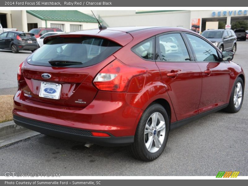 Ruby Red / Charcoal Black 2014 Ford Focus SE Hatchback