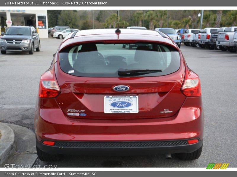 Ruby Red / Charcoal Black 2014 Ford Focus SE Hatchback
