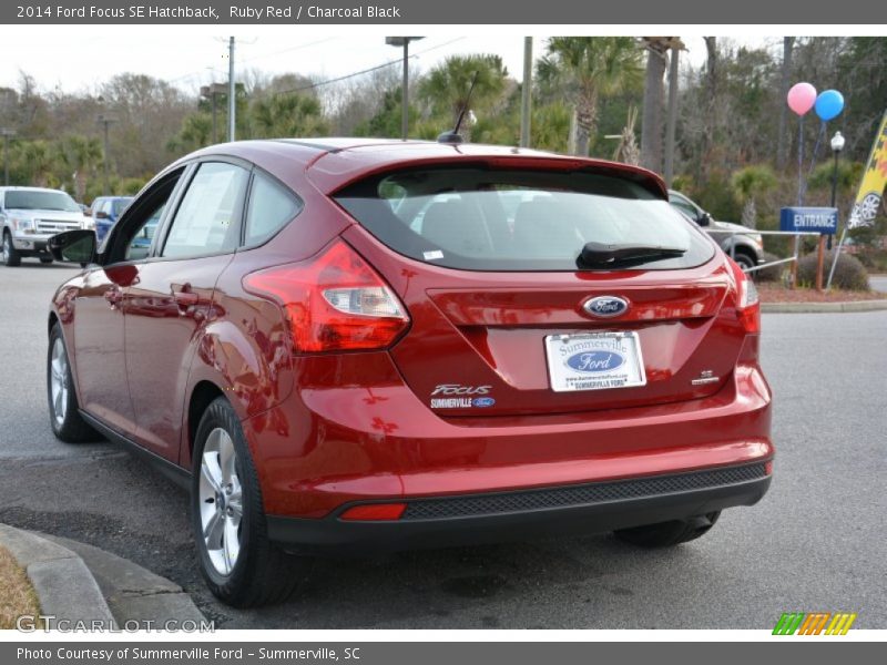 Ruby Red / Charcoal Black 2014 Ford Focus SE Hatchback