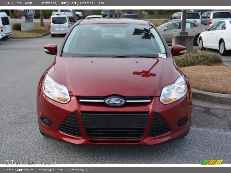 Ruby Red / Charcoal Black 2014 Ford Focus SE Hatchback