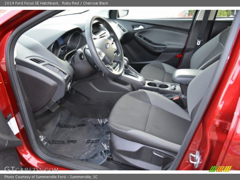 Ruby Red / Charcoal Black 2014 Ford Focus SE Hatchback