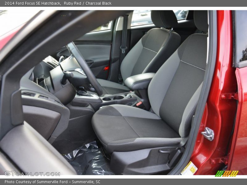 Ruby Red / Charcoal Black 2014 Ford Focus SE Hatchback