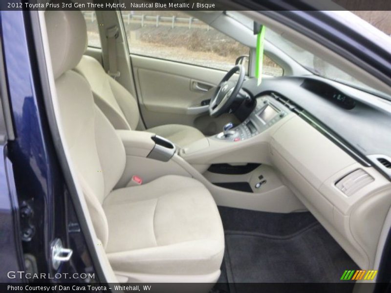 Nautical Blue Metallic / Bisque 2012 Toyota Prius 3rd Gen Three Hybrid