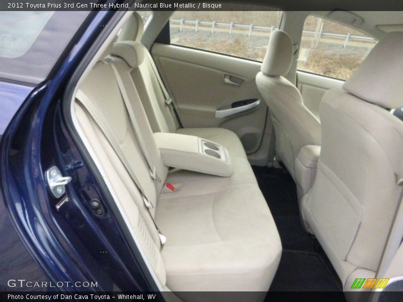 Nautical Blue Metallic / Bisque 2012 Toyota Prius 3rd Gen Three Hybrid