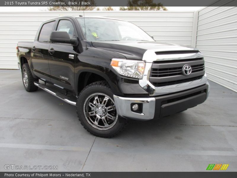 Black / Black 2015 Toyota Tundra SR5 CrewMax