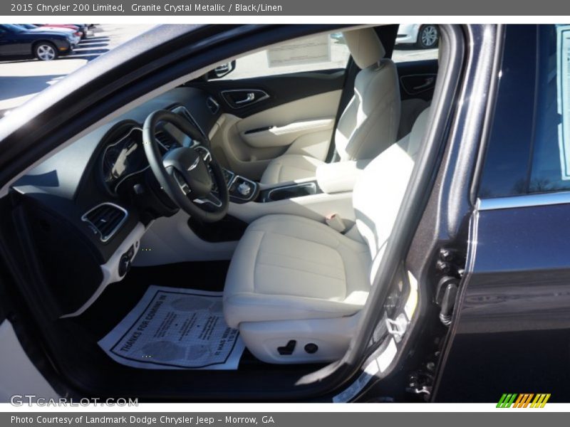 Granite Crystal Metallic / Black/Linen 2015 Chrysler 200 Limited