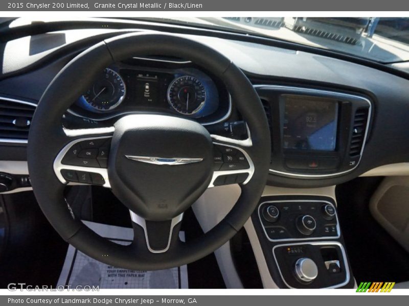 Granite Crystal Metallic / Black/Linen 2015 Chrysler 200 Limited