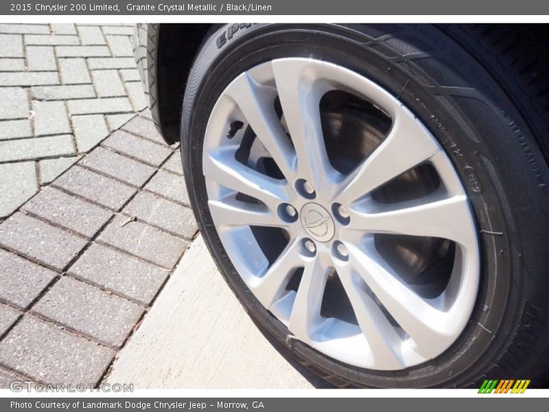 Granite Crystal Metallic / Black/Linen 2015 Chrysler 200 Limited