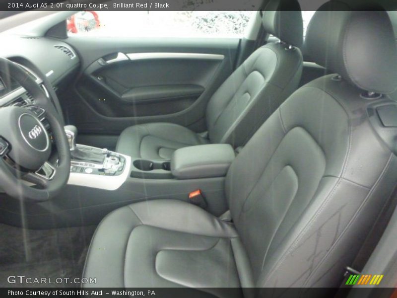 Brilliant Red / Black 2014 Audi A5 2.0T quattro Coupe