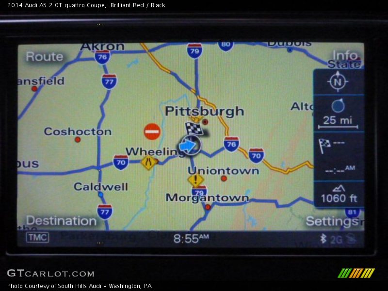 Brilliant Red / Black 2014 Audi A5 2.0T quattro Coupe