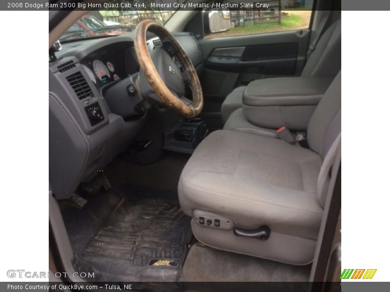 Mineral Gray Metallic / Medium Slate Gray 2008 Dodge Ram 2500 Big Horn Quad Cab 4x4
