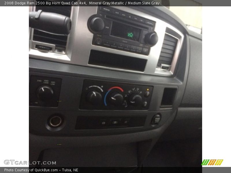 Mineral Gray Metallic / Medium Slate Gray 2008 Dodge Ram 2500 Big Horn Quad Cab 4x4